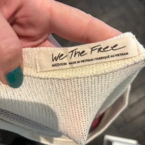 We The Free by Free People Chevron Thermal Top – Medium - Picture 4 of 4